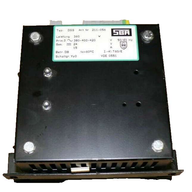 SBA DGS 211 - 0056 360 / 24V / Trafo - Maranos.de