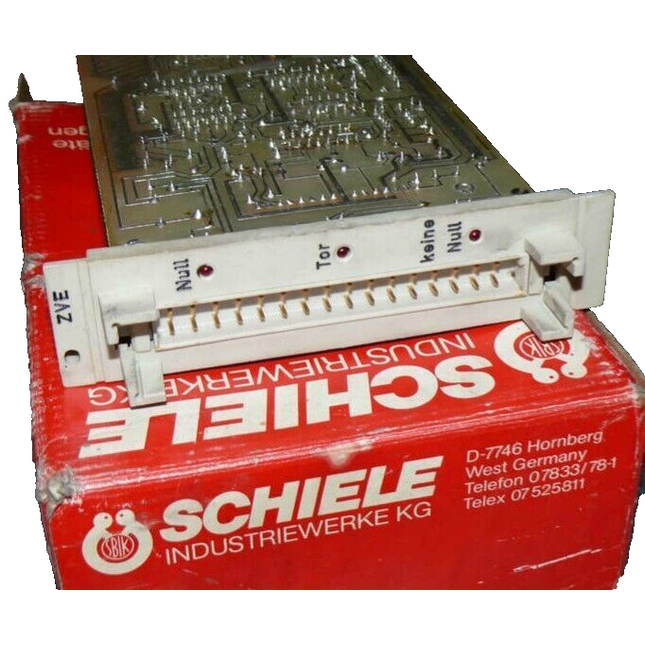 SCHIELE ZVE Steuerungskarte 2.406.675 / 4 406 675 001 / SPS / OVP / Baugruppe - Maranos.de