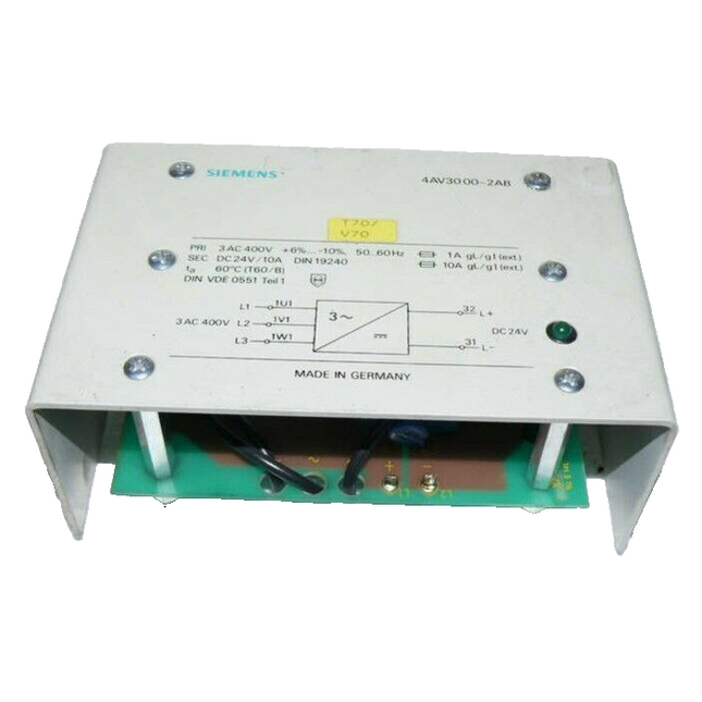 Siemens Stromversorgung 4AV3000-2AB Trafo - Maranos.de