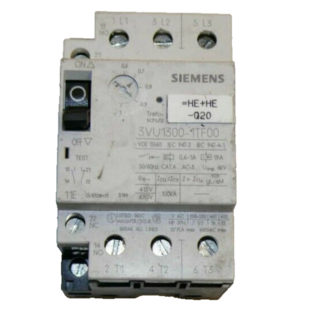 SIEMENS 3VU1300-1TF00 MOTOR CONTROL - Maranos.de