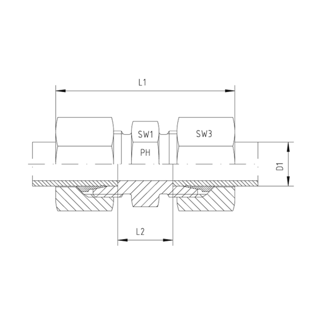 PH GV-L-06 Gerade Verschraubungsstutzen 265157 - Maranos.de