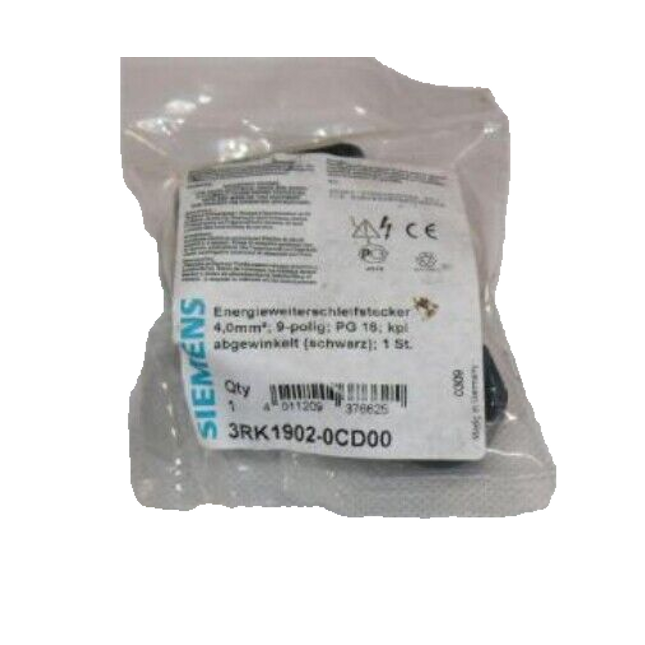 Siemens 3RK1902-0CD00 Energieweiterschleifstecker 4,0mm 9-polig abgewinkelt - Maranos.de