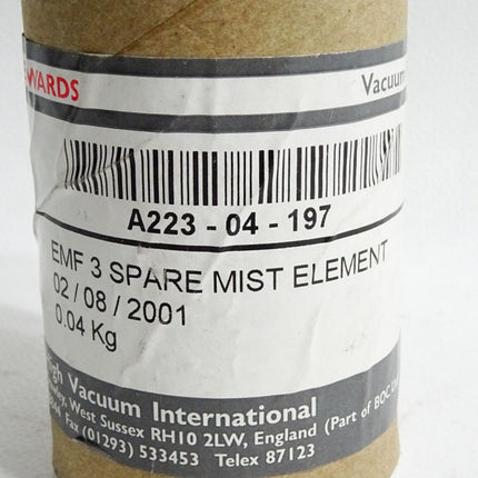 Edwards A223-04-197 EMF 3 Spare Mist Element / Neu OVP - Maranos.de