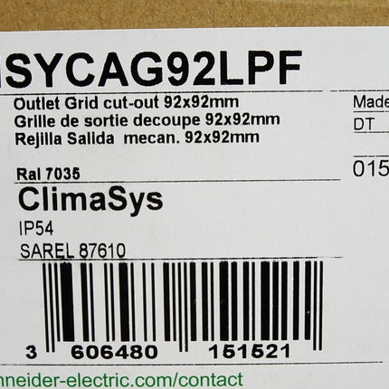 Schneider Electric ClimaSys Austrittsgitter NSYCAG92LPF / Neu OVP - Maranos.de