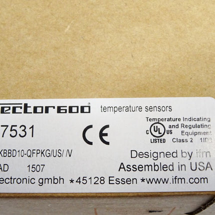 Ifm Efector600 Temperatursensor mit Display TN7531 TN-013KBBD10-QFPKG/US/ /V / Neu OVP - Maranos.de