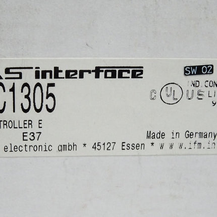 Ifm electronic AC1305 AS-Interface PROFIBUS DP-Gateway ControllerE 1Mstr DP RS232/ Neu OVP - Maranos.de