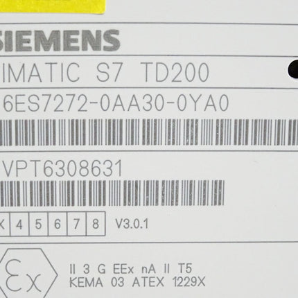 Siemens TD200 Text Display Panel 6ES7272-0AA30-0YA0 6ES7 272-0AA30-0YA0 - Maranos.de