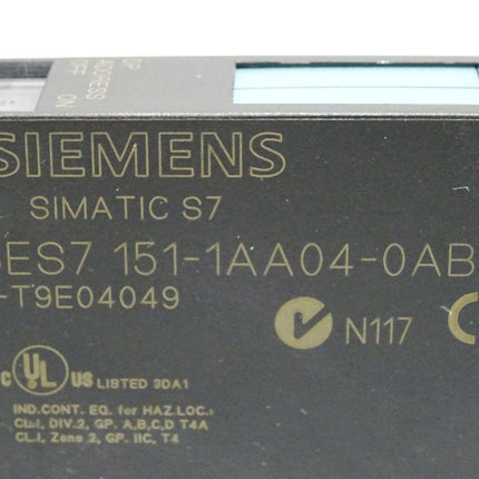 Siemens ET200S IM151-1 6ES7151-1AA04-0AB0 6ES7 151-1AA04-0AB0 - Maranos.de