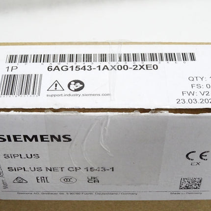 Siemens Siplus Net CP1543-1 6AG1543-1AX00-2XE0 / Neu OVP - Maranos.de