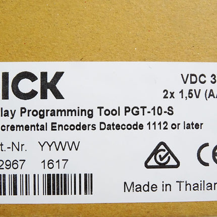 Sick 1052967 PGT-10-S Display Programmiergerät für die programmierbaren Inkremental-Encoder / Neu OVP - Maranos.de