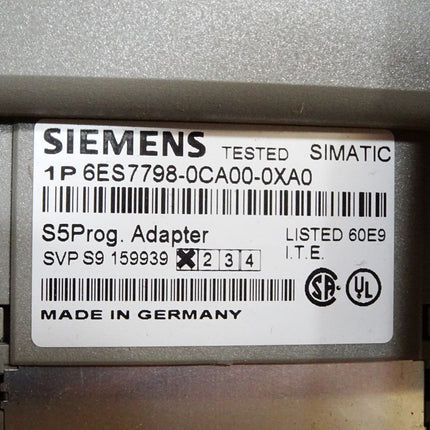 Siemens PG Adapter zur S5 EPROM Programmierung 6ES7798-0CA00-0XA0 6ES7 798-0CA00-0XA0 / Neu OVP - Maranos.de