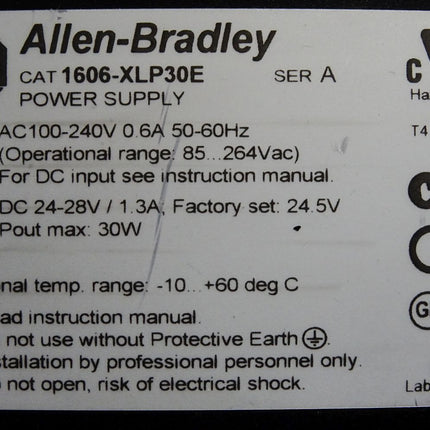 Allen Bradley 1606-XLP30E Stromversorgung - Maranos.de