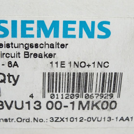 Siemens Leistungsschalter 3VU1300-1MK00 / Neu OVP - Maranos.de