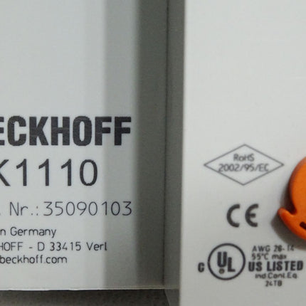 Beckhoff EK1110 EtherCAT-Verlängerung - Maranos.de