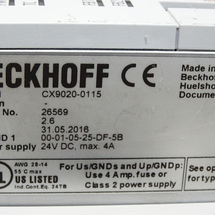 Beckhoff CX9020-0115 CPU-Grundmodul - Maranos.de