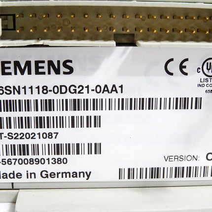 Siemens 6SN1118-0DG21-0AA1 Version C / Neuwertig OVP - Maranos.de