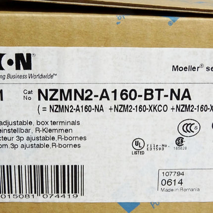 Eaton Leistungsschalter NZMN2-A160-BT-NA / Neu OVP - Maranos.de