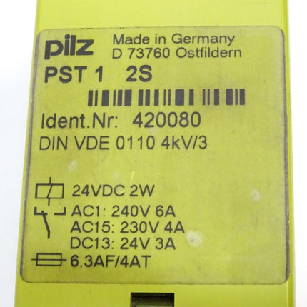 Pilz 420080 Sicherheitsrelais PST1 24VDC 2S - Maranos.de