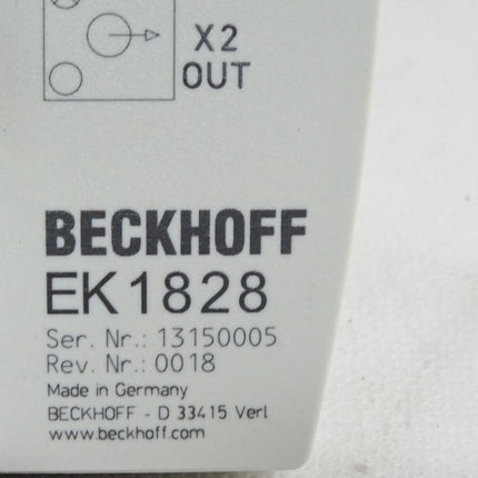 Beckhoff EK1828  Rev.0018 EtherCAT-Koppler - Maranos.de