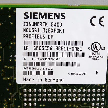 Siemens Sinumerik 840D NCU561.3 6FC5356-0BB11-0AE1 Version B - Maranos.de
