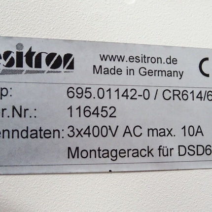 Esitron Montagerack 695.01142-0/CR614/600 für DSD6 Einschubkarte DSD6-0408/600 - Maranos.de