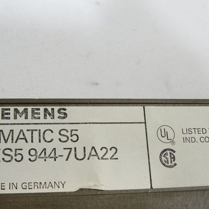 Siemens S5-115U CPU 944 6ES5944-7UA22 6ES5 944-7UA22 - Maranos.de
