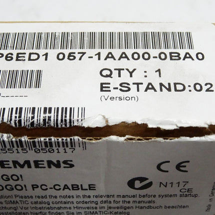 Siemens LOGO-! PC-Kabel 6ED1057-1AA00-0BA0 / Neu OVP - Maranos.de