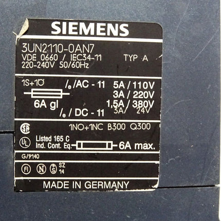 Siemens 3UN2110-0AN7 Kaltleiter-Auslösegerät - Maranos.de