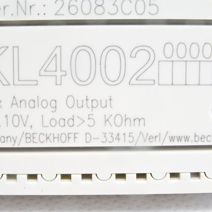 Beckhoff KL4002 analoge Ausgangsklemme - Maranos.de