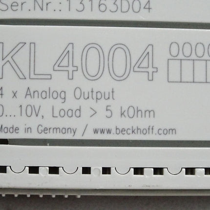 Beckhoff KL4004 analoge Ausgangsklemme - Maranos.de