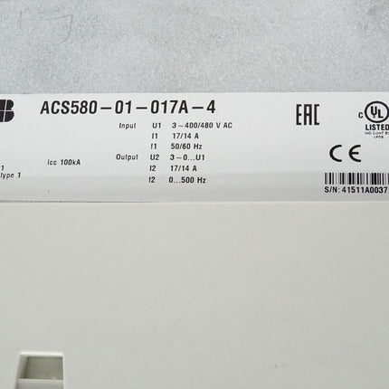 ABB ACS580-01-017A-4 Frequenzumrichter 7.5kW - Maranos.de