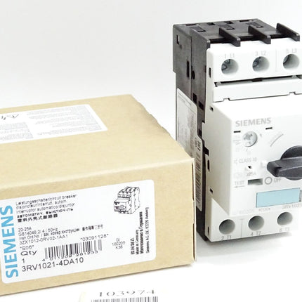 Siemens Leistungsschalter 3RV1021-4DA10 / Neu OVP - Maranos.de