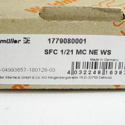 Weidmüller Leiter- und Kabelmarkierer 1779080001 SFC 1/21 MC NE WS / Inhalt : 200 Stück / Neu OVP - Maranos.de