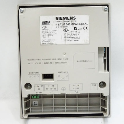 Siemens OP77B Panel 6AV6641-0CA01-0AX0 6AV6 641-0CA01-0AX0 - Maranos.de