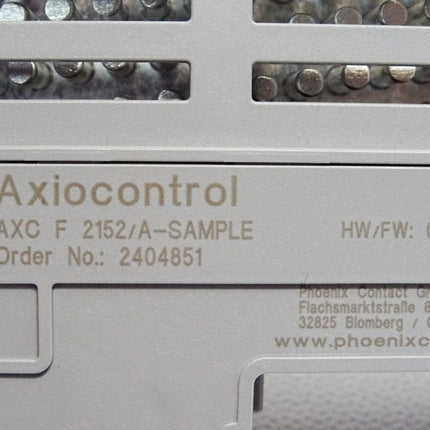 Phoenix Contact Axiocontrol 2404851 AXC F 2152/A-SAMPLE AXC F 2152 - Maranos.de