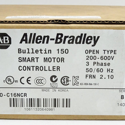 Allen-Bradley Smart Motor Controller 150-C16NCR / Neu OVP versiegelt - Maranos.de