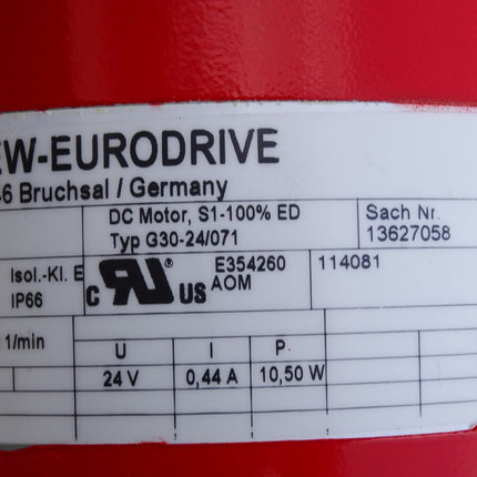SEW Eurodrive 13627058 Lüfter V71 G30-24/071 Unbenutzt - Maranos.de