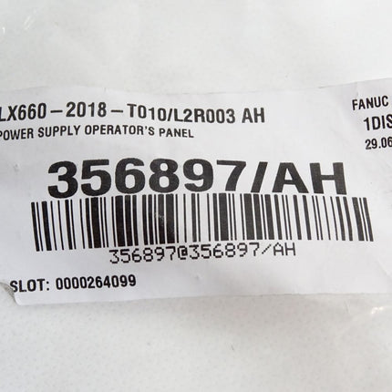 Fanuc Power Supply Operator Panel Cable LX660-2018-T010/L2R003 356897/AH / Neu OVP - Maranos.de
