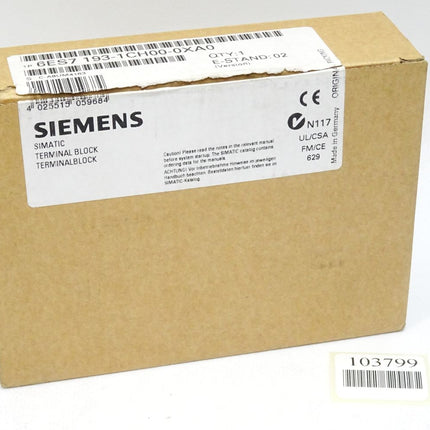 Siemens Terminalblock 6ES7193-1CH00-0XA0 6ES7 193-1CH00-0XA0 Neu OVP - Maranos.de
