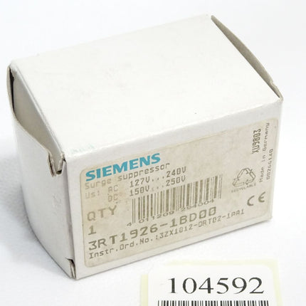 Siemens Varistor 3RT1926-1BD00 / Neu OVP - Maranos.de