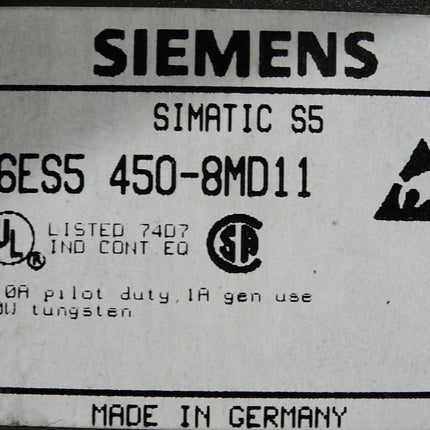 Siemens 6ES5450-8MD11 6ES5 450-8MD11 Digital Output - Maranos.de