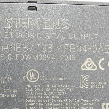 Siemens Elektronikmodul für ET200S 6ES7138-4FB04-0AB0 6ES7 138-4FB04-0AB0 - Maranos.de