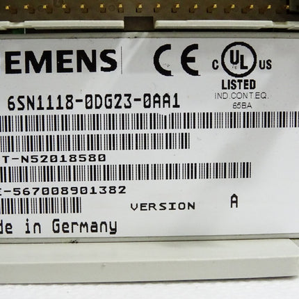 Siemens 6SN1118-0DG23-0AA1 Version A Simodrive 611-D Regelungseinschub - Maranos.de