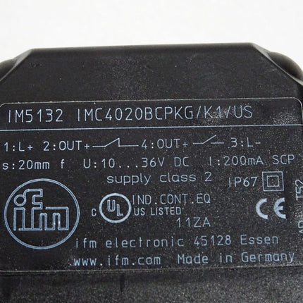 Ifm Electronic IM5132 Induktiver Sensor IMC4020BCPKG/K1/US - Maranos.de