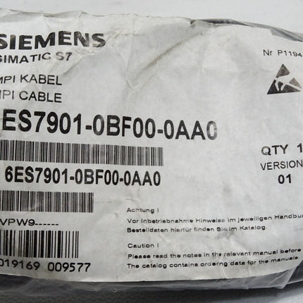 Siemens MPI Kabel 6ES7901-0BF00-0AA0 6ES7 901-0BF00-0AA0 / Neu - Maranos.de