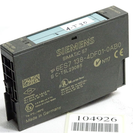Siemens ET200S 6ES7138-4DF01-0AB0 6ES7 138-4DF01-0AB0 - Maranos.de