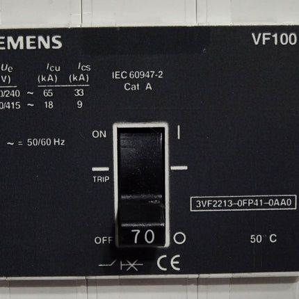 Siemens VF100 3VF2213-0FP41-0AA0 Leistungsschalter - Maranos.de