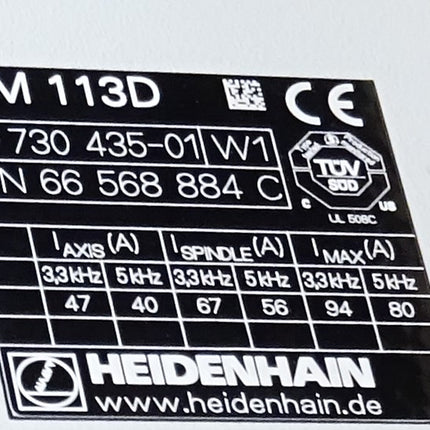 Heidenhain 730435-01 / Leistungsmodul UM113D / 730 435-01 / Neuwertig - Maranos.de