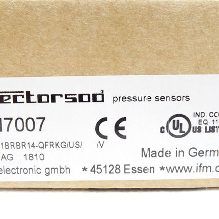 Ifm electronic Efector500 Drucksensor mit Display PN7007 PN-001BRBR14-QFRKG/US/ /V / Neu OVP - Maranos.de