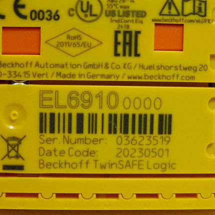 Beckhoff EL6910 0000 Kommunikations-Interface / Neu OVP - Maranos.de
